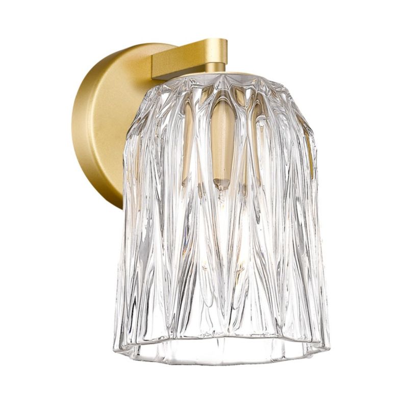 Kinkiet ścienny Zuma Line Tazza złoto-przezroczysty 1 x E14 x 40W IP20 wym: 18,7 x 14 cm - 1 szt.