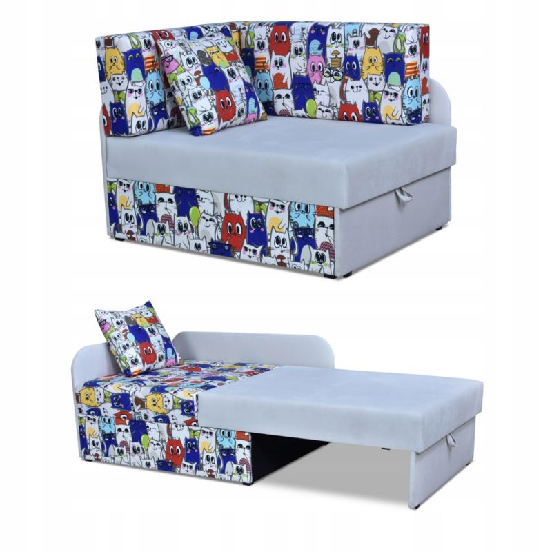 Narożnik dziecięcy rozkładany z pojemnikiem Family Meble Bambino 1szt