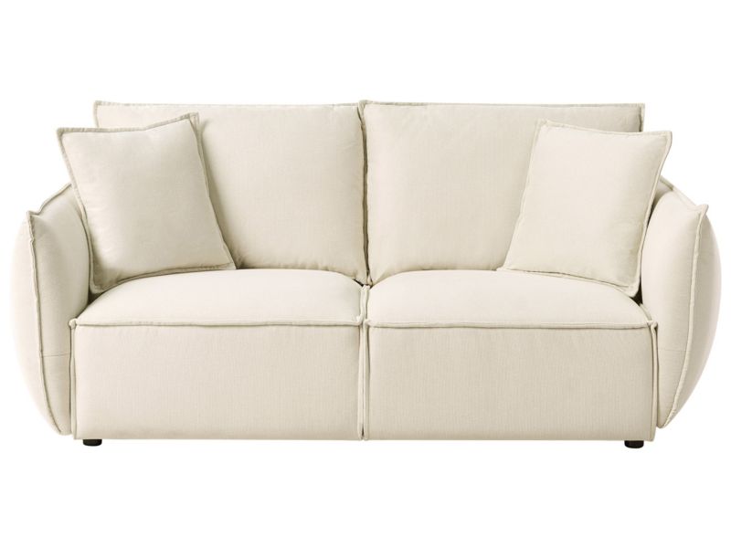 Sofa dla 3 osób Kunes Jasnobeżowy 1 szt.