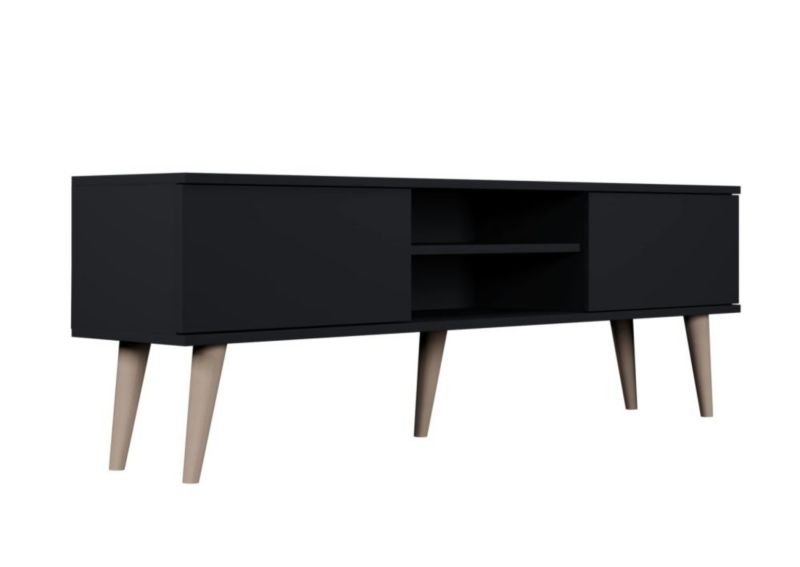 Szafka RTV Kocot Meble TORONTO 160 czarna 1 szt.