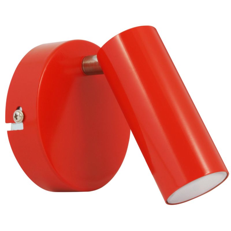 Kinkiet ścienny Polux Gavi czerwony LED 4.5W 3000K 240lm IP20 wym: 11,5 x 10 x 14 cm - 1 szt.