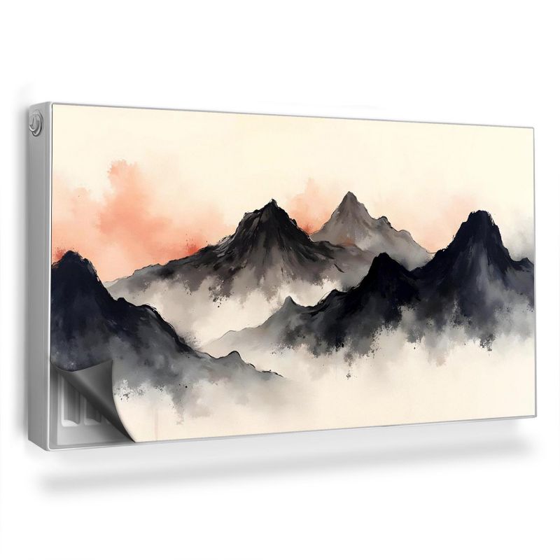 Ozdobny magnes na kaloryfer Wallfluent 110x60 cm Malowane skały 1 szt.