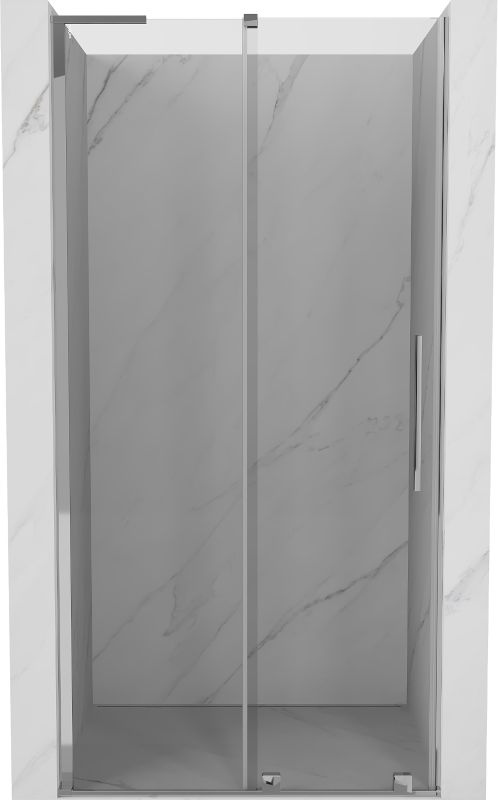 Drzwi prysznicowe Mexen Velar L transparentne chrom 110x200 cm 1 szt.