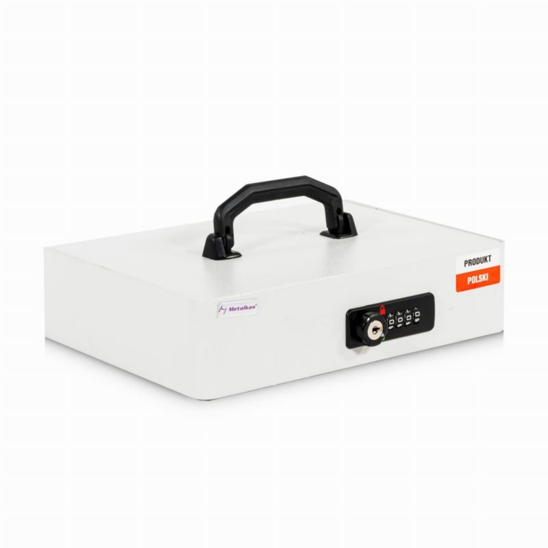 Kasetka metalowa na pieniądze na szyfr 10WL Metalkas 1szt.