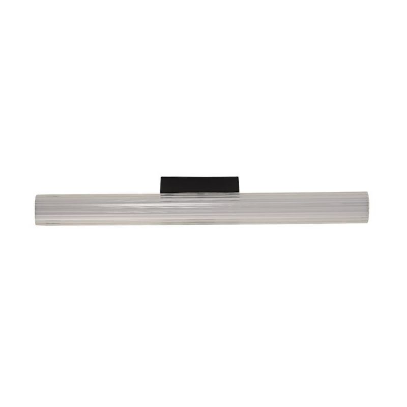 Kinkiet Light Prestige Linea czarno-przezroczysty nad lustro LED 8W 3000K-6000K 1241lm IP44 wym: 11,2 x 45 x 11,5 cm - 1 szt.