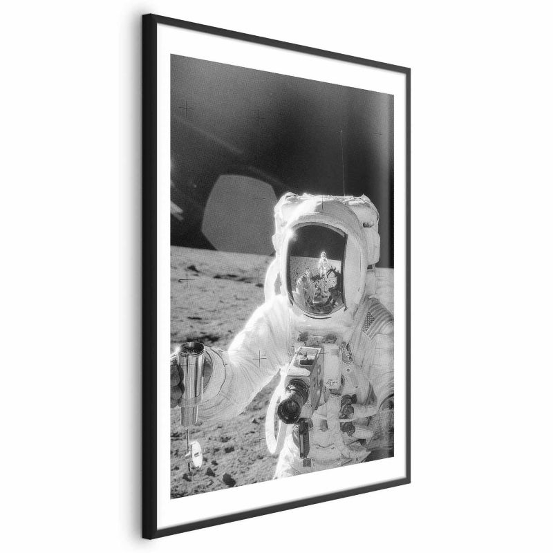 Plakat Artgeist Zawód kosmonauta 60x90 cm z ramą czarną z marginesem 1 szt