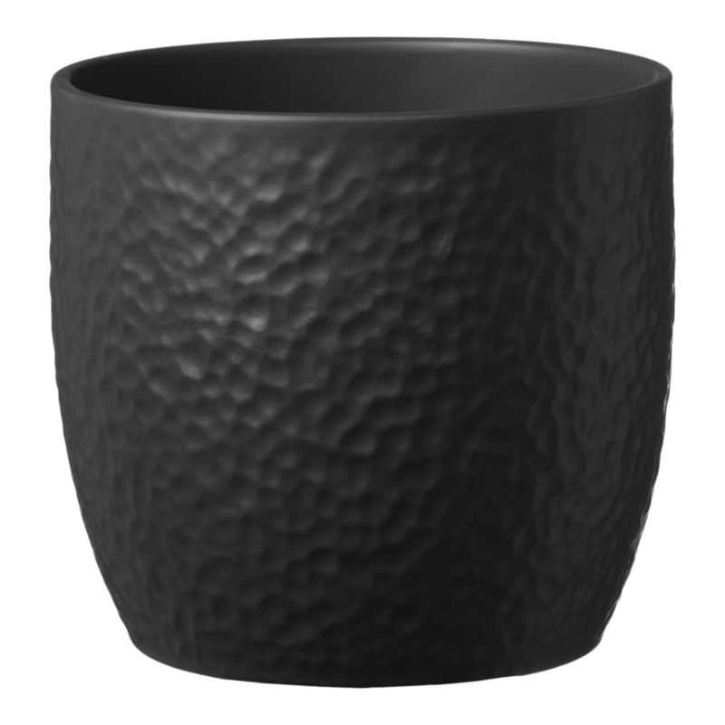 Osłonka doniczki Verve Boston antracyt 14 cm