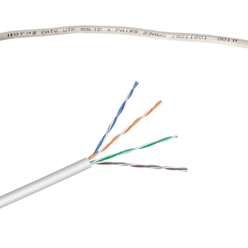 Kabel UTP Horoz kabel LAN przewód sieciowy skrętka CAT6 1 Gb/s 250 MHz / 23 AWG 20m 1szt.