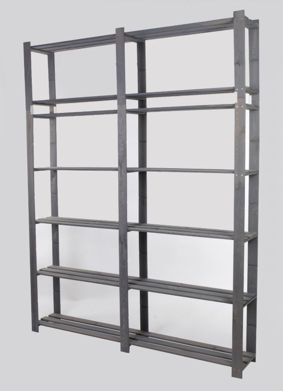 Regał drewniany MODO24 impregnacja szara 220x170x28 cm olbrzymi 1 szt.