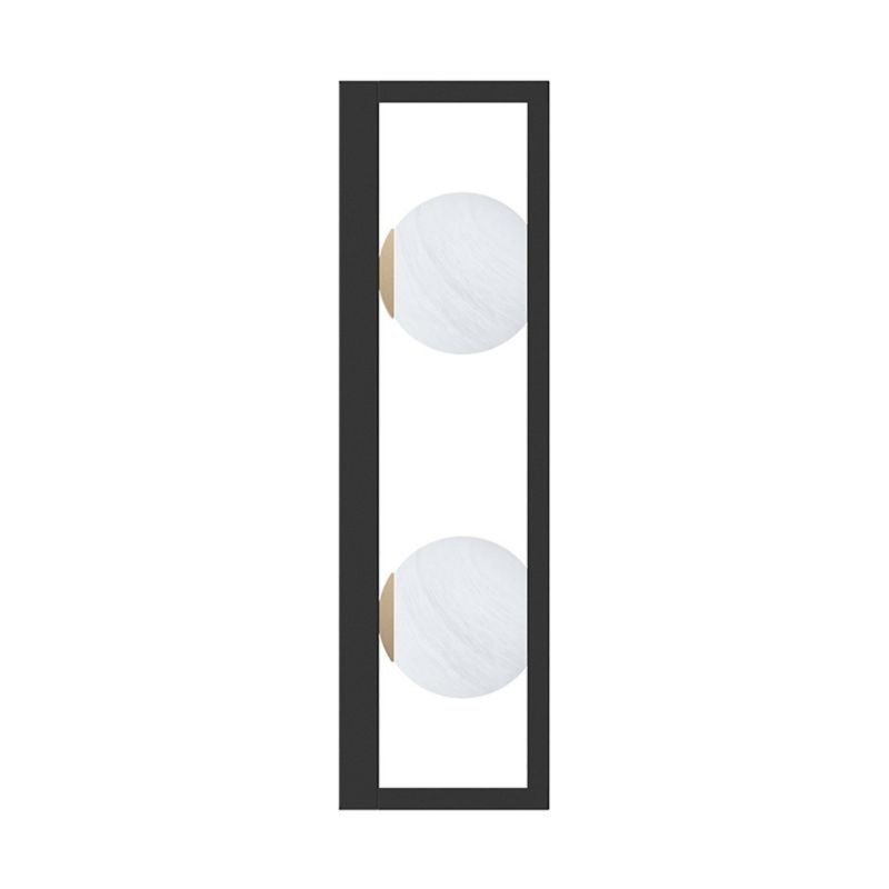 Kinkiet ścienny Zuma Line Piro czarny mat-biały 2 x G9 + LED zintegrowany x 13W IP20 wym: 45 x 13,5 cm - 1 szt.