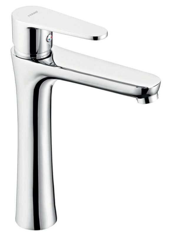 Bateria umywalkowa Ferro ALGEO nablatowa chrom 1 szt.