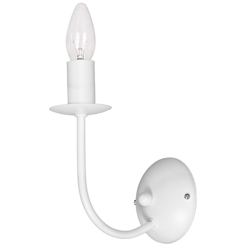 Kinkiet ścienny Luminex Globe biały mat 1 x E14 x 15W IP20 wym: 23 x 11 x 19 cm - 1 szt.