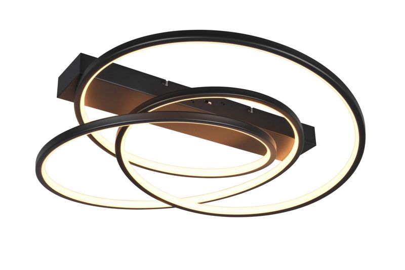 Lampa sufitowa wisząca Trio Darvin 6088 czarna nowoczesna wbudowany LED 34W 1 szt.