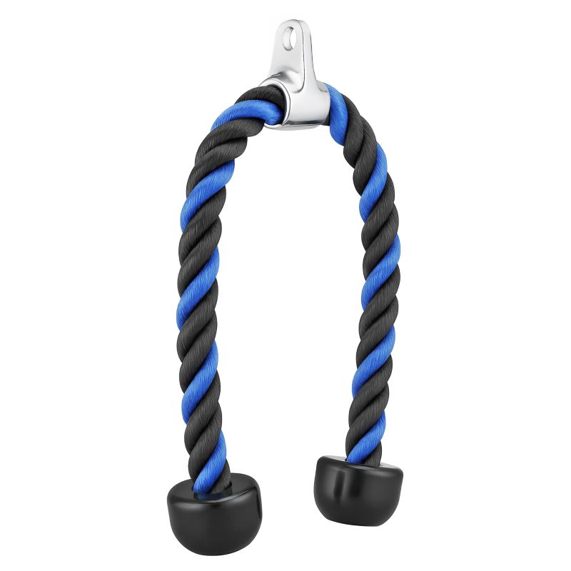 Lina do wyciągu Pretorians uchwyt do atlasu na triceps niebiesko-czarny 1 szt.