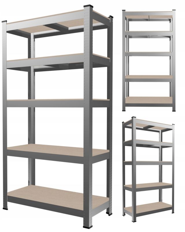Regał magazynowy Chomik 150 x 70 x 30cm metalowy 5 półek 750kg 1 szt.