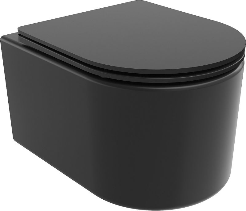 Miska wc wisząca Mexen Sofia czarna mat 49x36 cm 1 szt.