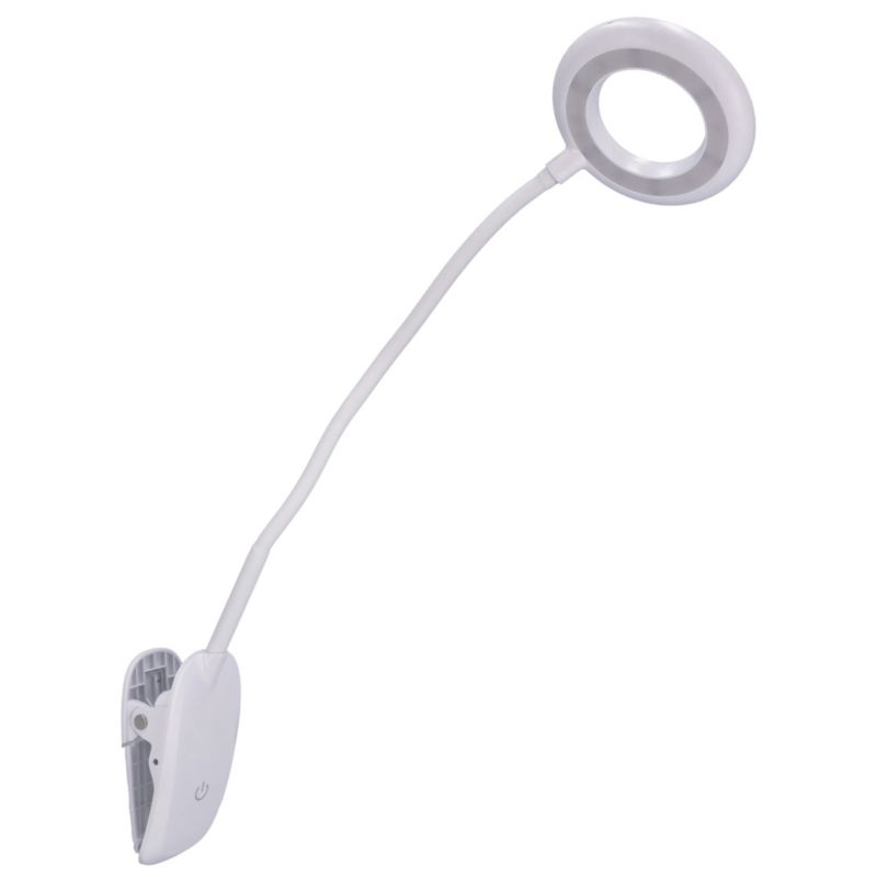 Bezprzewodowa lampka JUMI do czytania na klips do nauki nocna na biurko do pracy 1 szt.