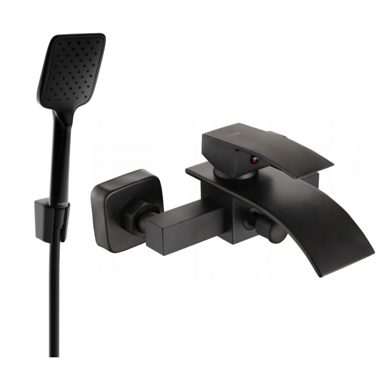 Bateria wannowa z zestawem prysznicowym Mexen Aries czarna 74483R62-70 1 szt.
