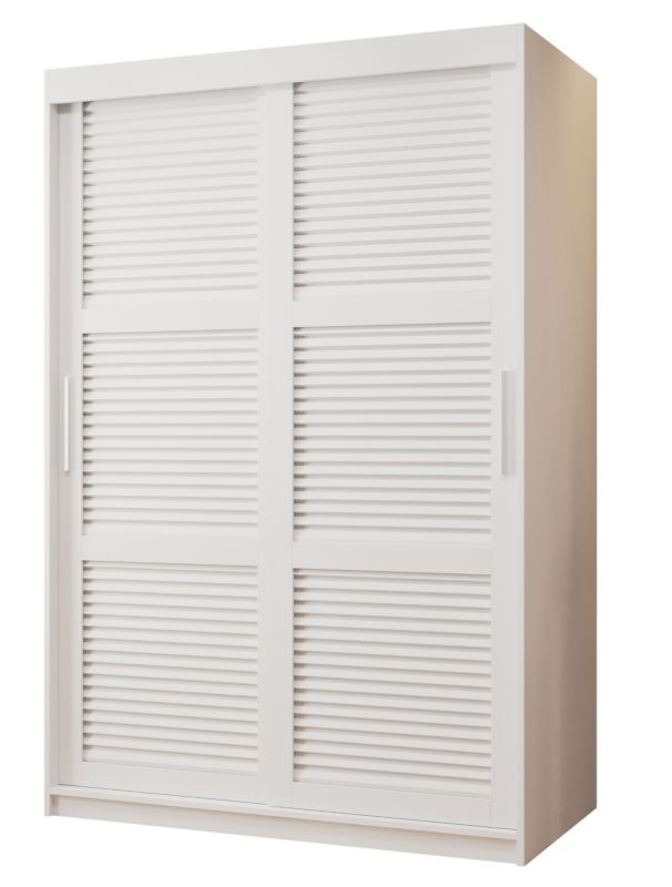 Szafa przesuwna Garderoba Abiks ŻALUZJA 120 biały 1 szt.