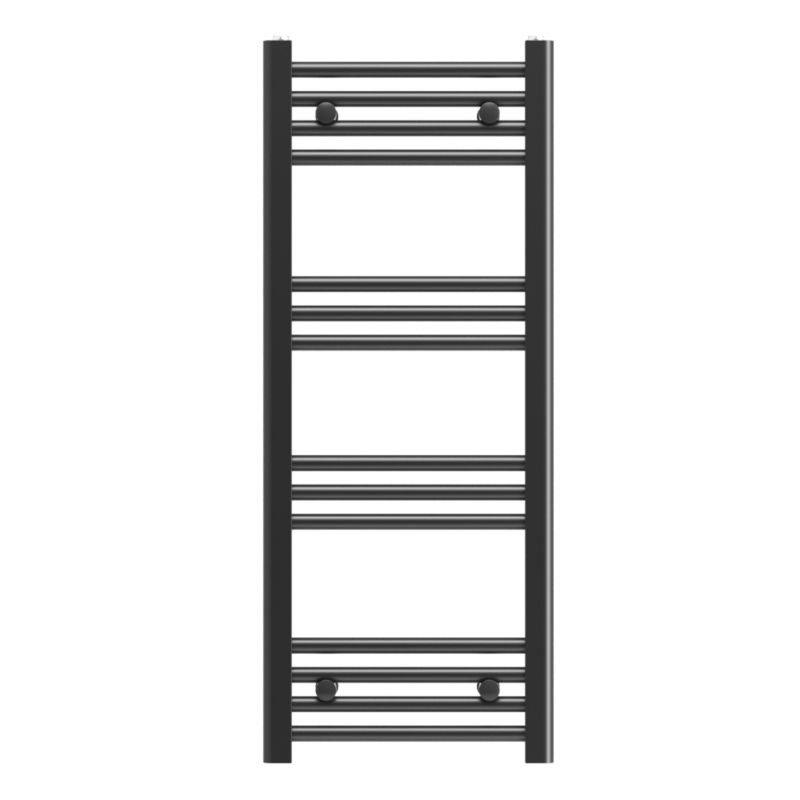 Grzejnik Łazienkowy Granitan Breno 40/100cm Czarny Kaloryfer Drabinkowy 1kpl.