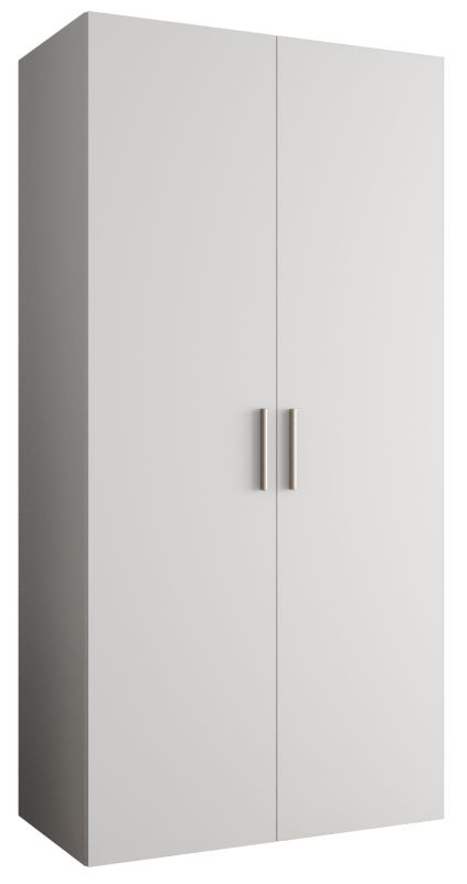 Szafa uchylna Abiks BARI 1 100 wys. 202 cm Biały + u. Srebrny 1 szt