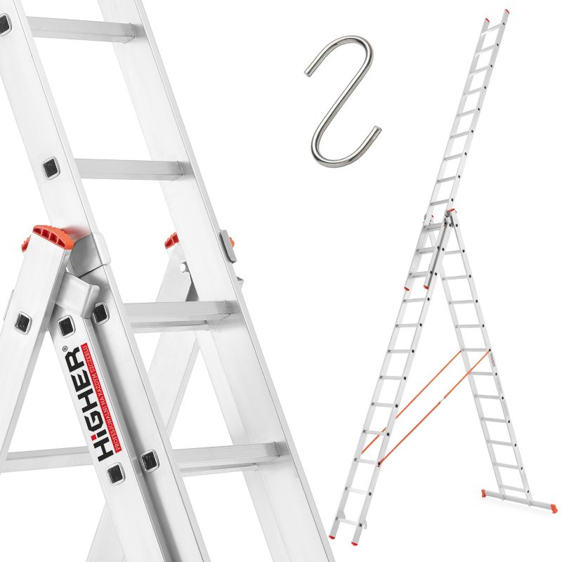 Drabina wielofunkcyjna HIGHER 3x12 aluminiowa 1 szt.