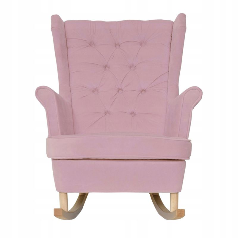 Fotel uszak do salonu bujany Family Meble Gaja róż 1szt