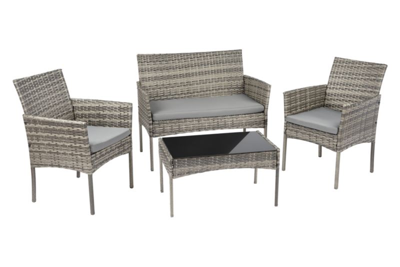 Meble ogrodowe FUNFIT HOME&OFFICE z poduszkami technorattan 1 szt.