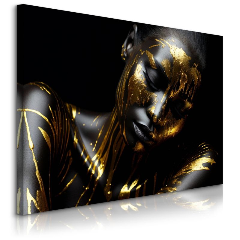 Obraz Muralo Abstrakcyjny Kobiecy Portret Styl Glamour 30x20 cm 1 szt.