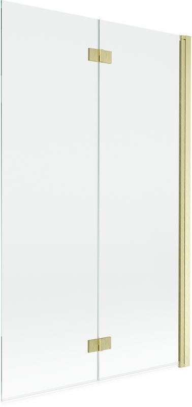 Parawan nawannowy Mexen Mist złoty szczotkowany 110 x 150 2-skrzydłowy 1 szt