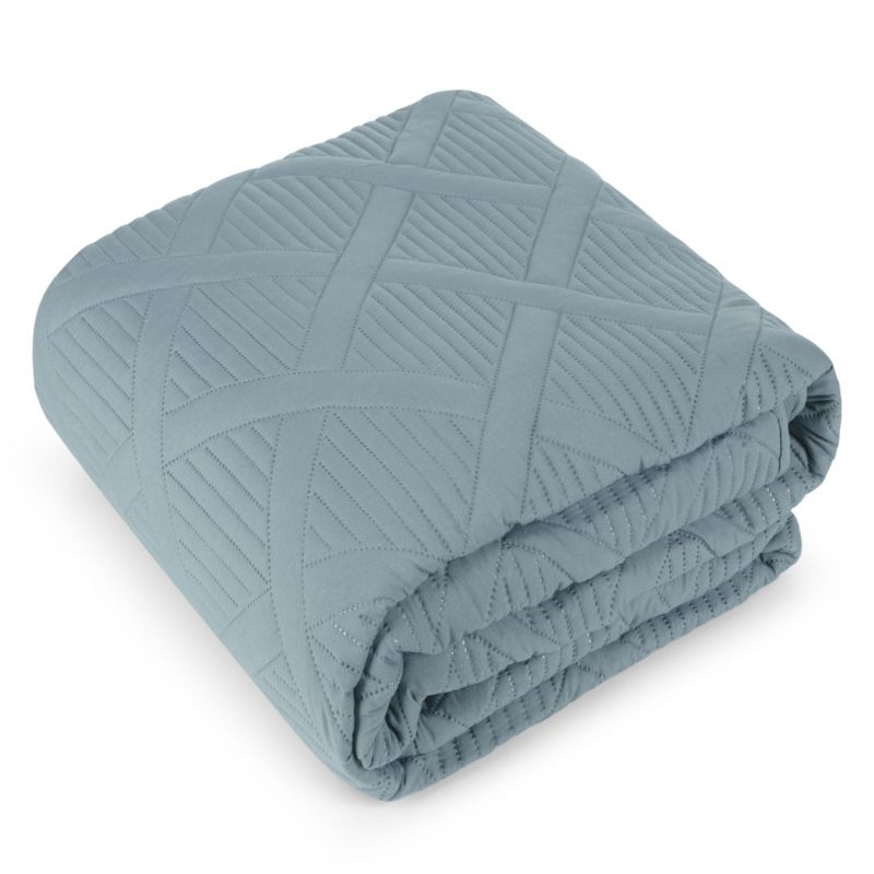 Narzuta Mila 170 x 210 cm niebieska