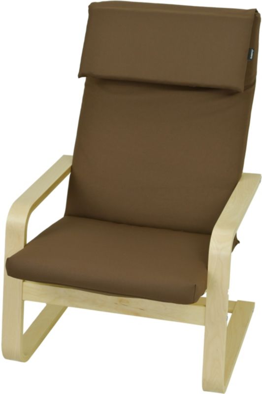 Poduszka na fotel Ikea Poang Pello AMPO brązowy gładki 1 szt.