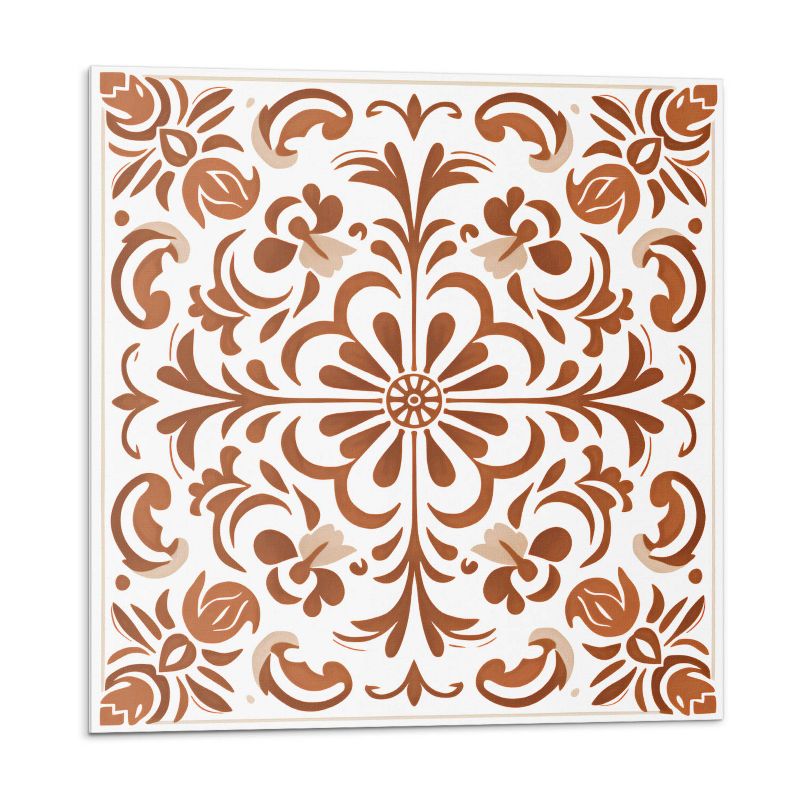 Kafelki samoprzylepne Wallfluent 50x50 cm Ornamenty z motywem kwiatowym 4 szt.