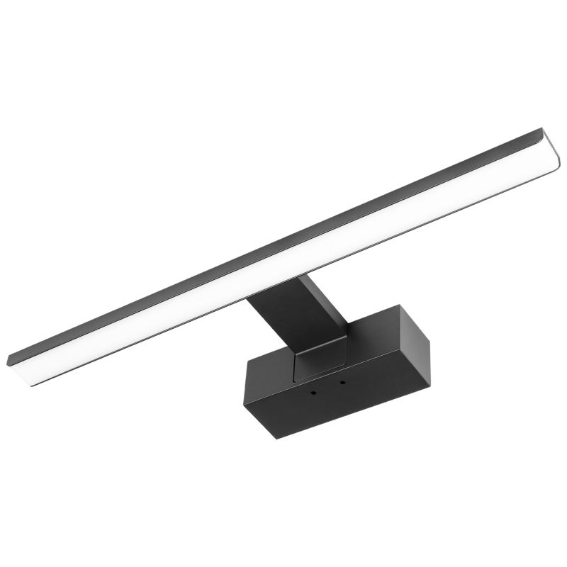 Kinkiet LED MasterLED Besta 8W 40 cm IP44 neutralna biel 4000K czarny 1 szt.