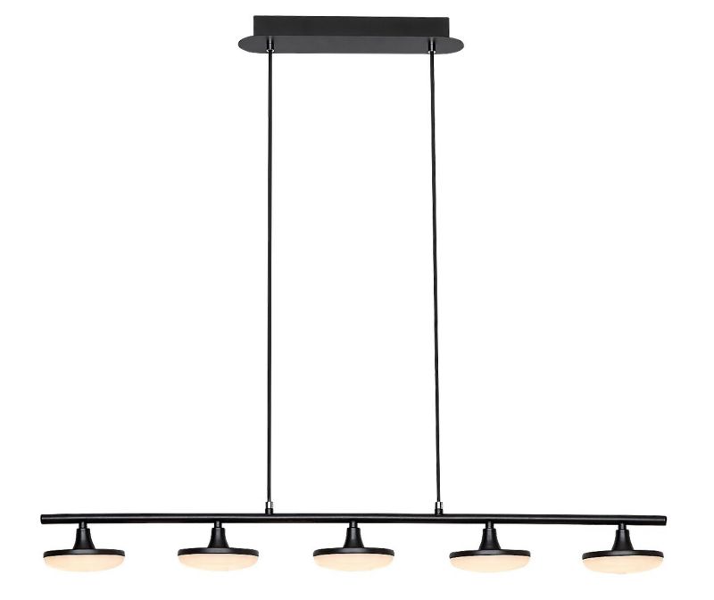 Lampa wisząca Rabalux Madi 2401 czarny matowa-biała nowoczesna wbudowany LED 20W 1 szt.