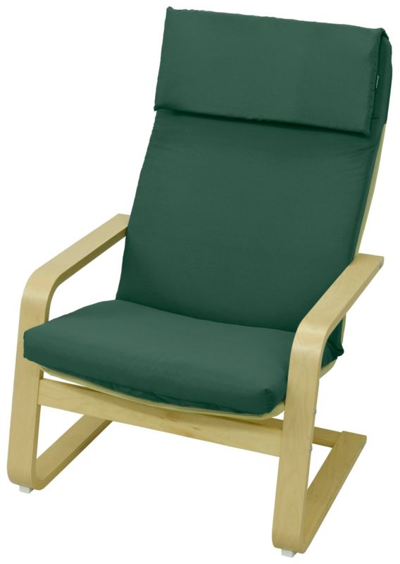 Poduszka na fotel Ikea Poang Pello AMPO wygodna ciemny zielony 1 szt.