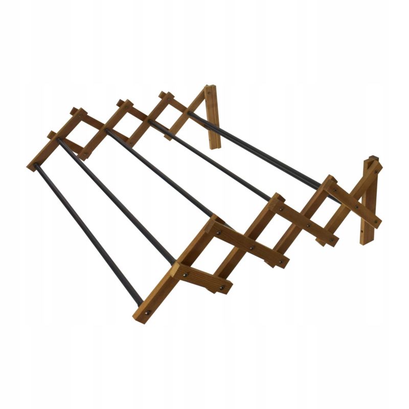 Suszarka na pranie harmonijkowa Rodeno 105 cm drewniana składana 1 szt.