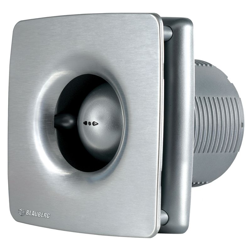 Wentylator osiowy Blauberg fi 100 mm aluminium szczotkowane