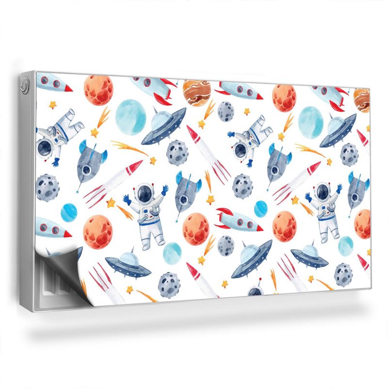 Ozdobny magnes na kaloryfer Wallfluent 110x60 cm Pastelowy kosmos 1 szt.