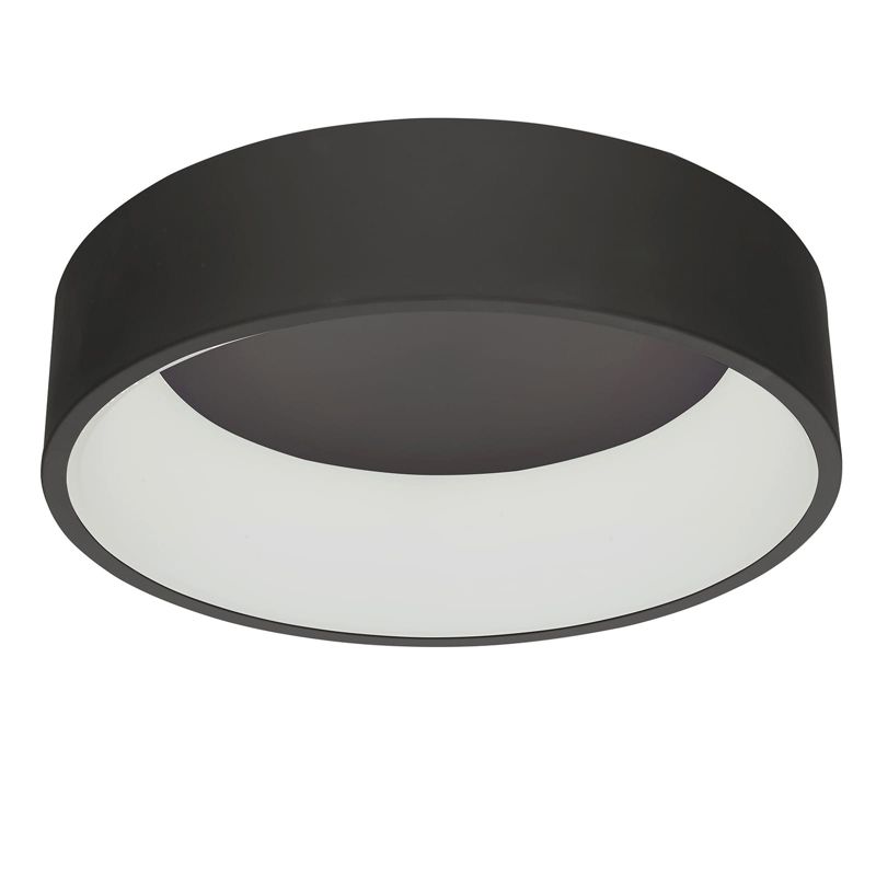 Plafon sufitowy nowoczesny Italux Chiara czarno-biały LED 32W 3000K 1760lm IP20 wym: 13 x 45,5 x 45,5 cm akryl - 1 szt.