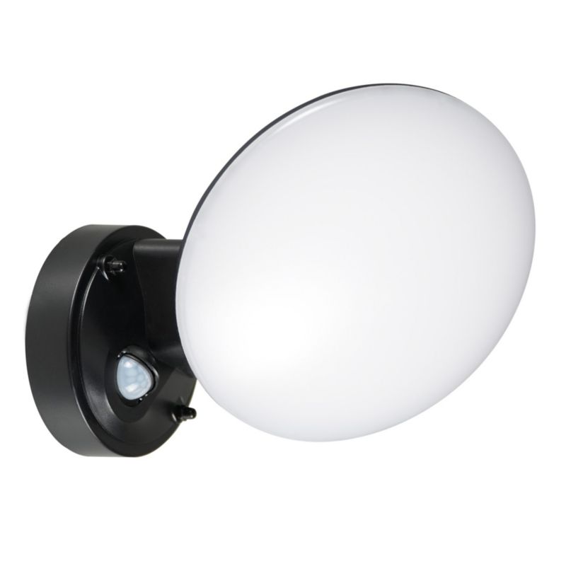 Kinkiet Sanico Goldlux OLAF oprawa elewacyjna LED 10W 4000K z czujnikiem ruchu i zmierzchu czarna IP44 - 1 szt