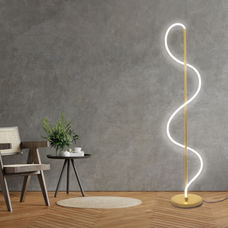 Lampa podłogowa Sanico Goldlux EMMA LED 36W złota 4000K IP20 - 1 szt.