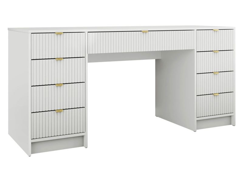 Biurko i toaletka MIRJAN 24 Tireno Bis biały velvet 1 szt.