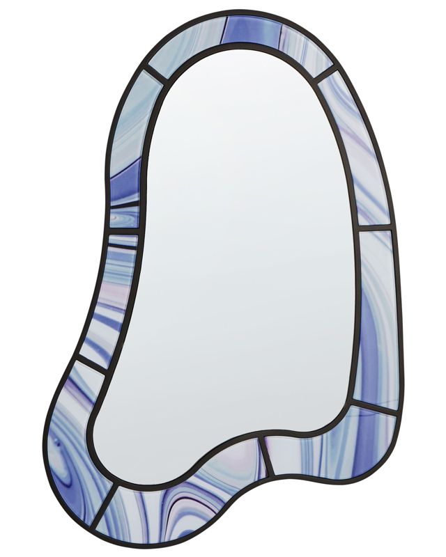 Lustro ścienne Montsec 49 cm 83 cm Fioletowy 1 szt.