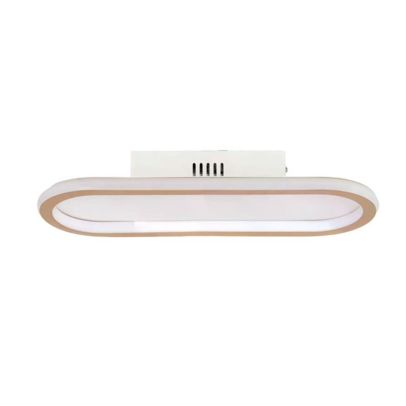 Plafon Abruzzo Cerchio złoto-biały LED 25W 2700 lm IP20 wym: 7 x 40 x 15 cm metal - 1 szt.