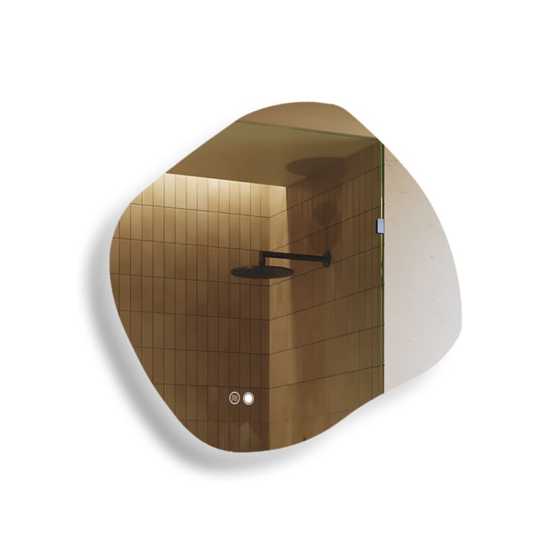 Lustro łazienkowe Artforma LED 94x84cm owalne LED Dual włącznik mata grzewcza ROM221 1szt.