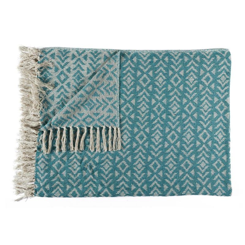 Narzuta na łóżko Vanir NIEBIESKA 150x200cm