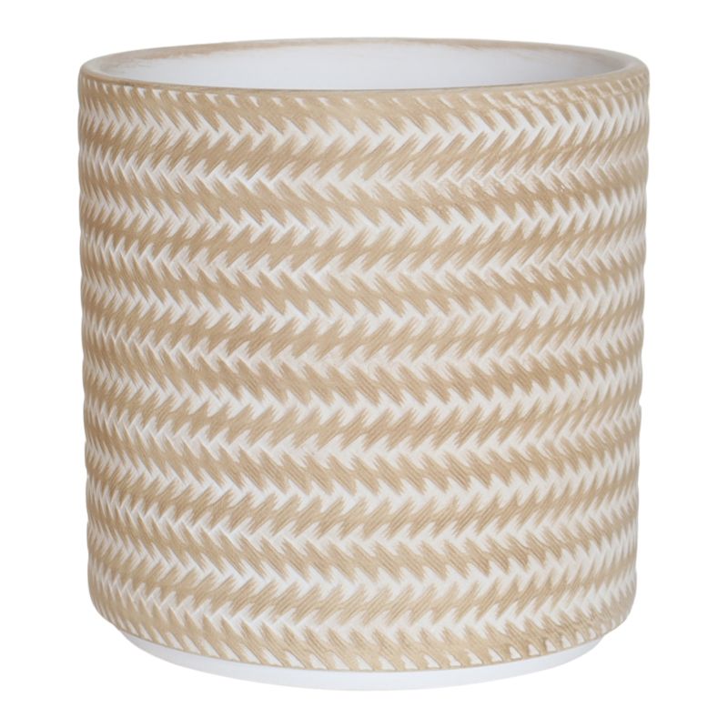 Osłonka doniczki Verve glina rattan 14 cm