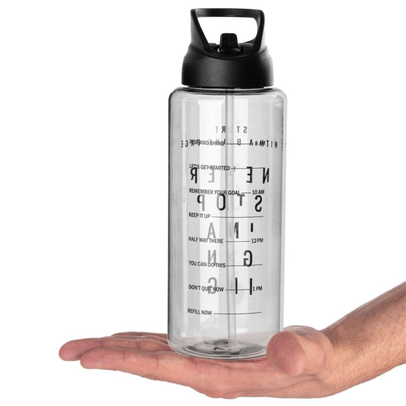 Butelka tritanowa KADAX na wodę czarna 1 l, 1 szt.