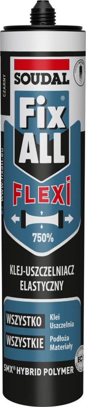 Klej-uszczelniacz Soudal Fix All Classic 290 ml czarny